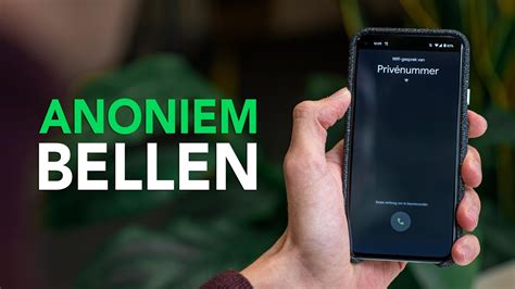 Anoniem bellen aan